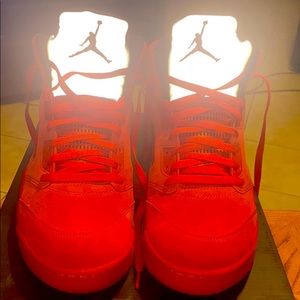 2017 red suede fives